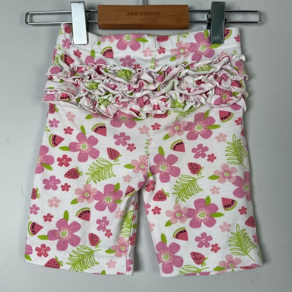 Disney Winnie The Pooh & Piglet Fruit AOP Watermelon Floral Strawberry Shorts - Picture 4 of 5